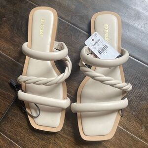Express Sandals size 7 (fits 6.5-7) New with Tag